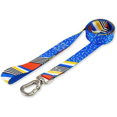 Kit Guia + Peitoral Antipuxão Basic Pet Azul Stem para Cães