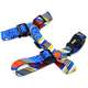 Kit Guia + Peitoral H Basic Pet Azul Stem para Cães