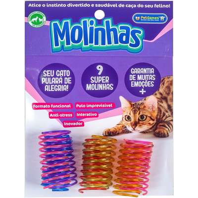 Brinquedo Pet Games Molinhas Multicolor para Gatos