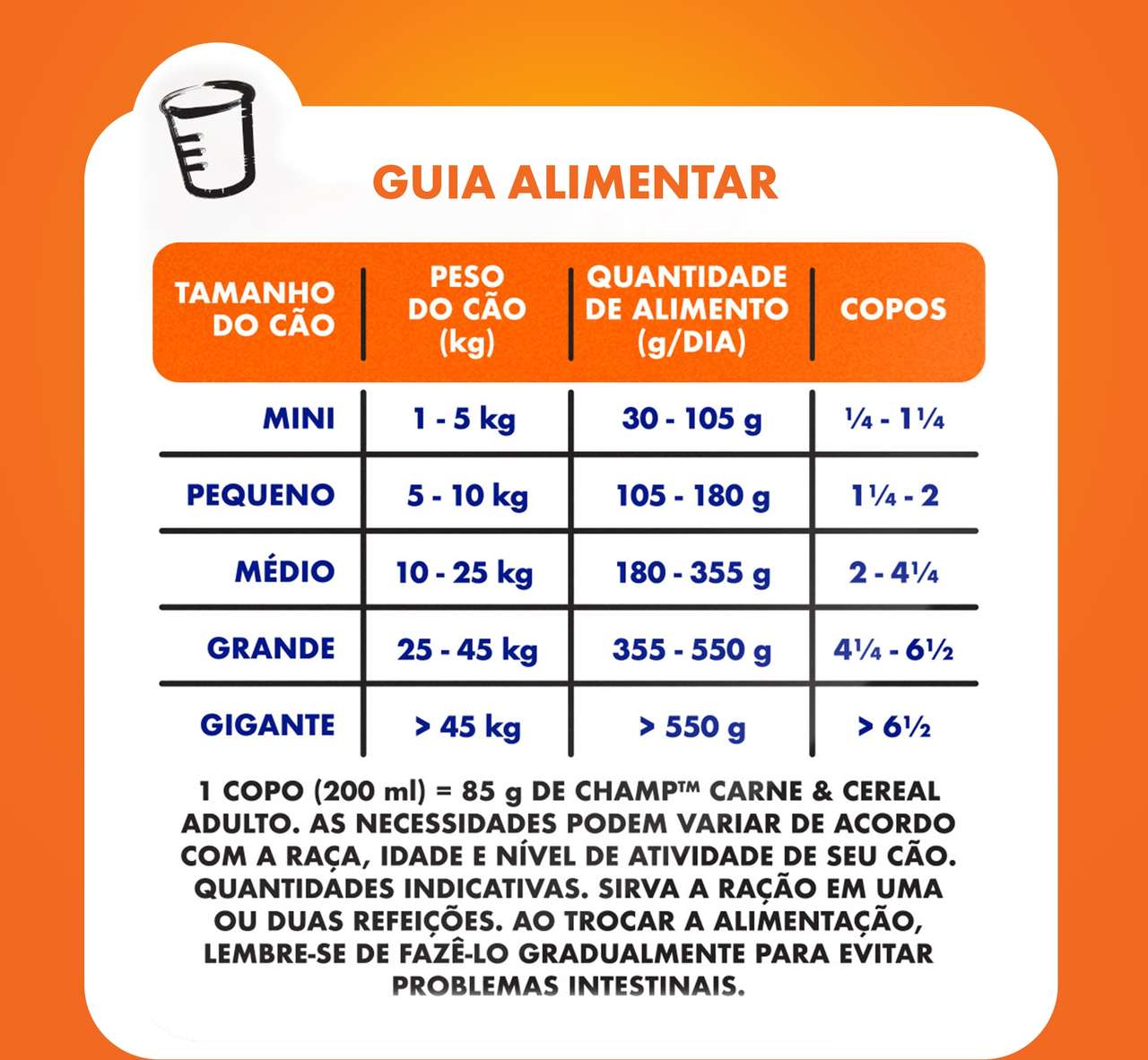 Ração Champ Carne e Cereais para Cães Adultos - 15Kg