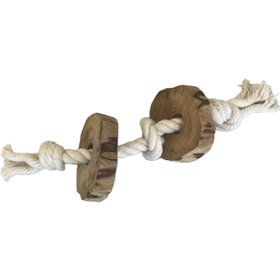 Brinquedo Mordedor Corda Wood Sustentavel para Cães