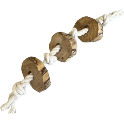 Brinquedo Mordedor Corda Wood Sustentavel para Cães