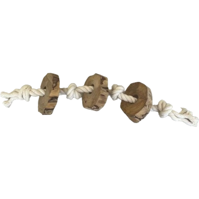 Brinquedo Mordedor Corda Wood Sustentavel para Cães