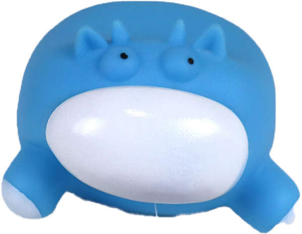 Brinquedo Mordedor Vinil Hipopótamo para Cães - Tam. Único