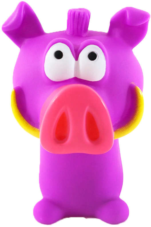 Brinquedo Mordedor Vinil Porquinho Colors para Cães - Tam. Único