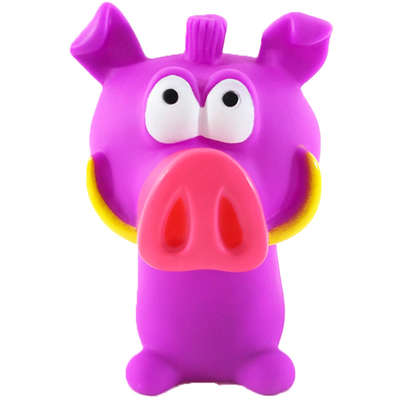 Brinquedo Mordedor Vinil Porquinho Colors para Cães