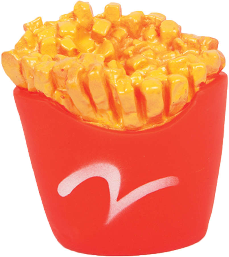Brinquedo Mordedor Vinil Batata Frita para Cães - Tam. Único