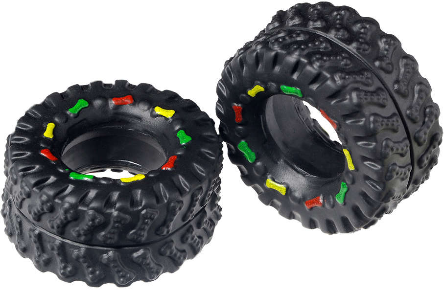 Brinquedo Mordedor Vinil Black Tire para Cães - Tam. Único
