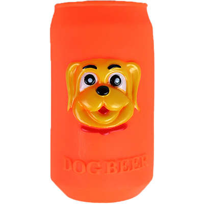 Brinquedo Mordedor Vinil Latinha Dog Beer para Cães
