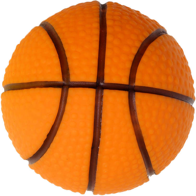 Brinquedo Mordedor Vinil Bola de Basquete para Cães - Tam. Único