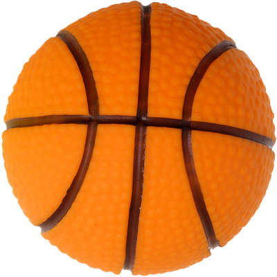 Brinquedo Mordedor Vinil Bola de Basquete para Cães