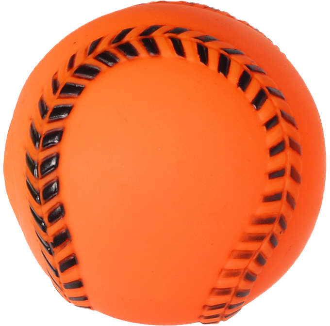 Brinquedo Mordedor Vinil Bola de Beisebol para Cães - Tam. Único