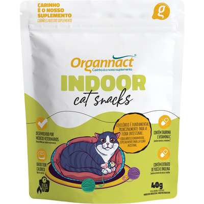 Suplemento Organnact Indoor Cat Snacks