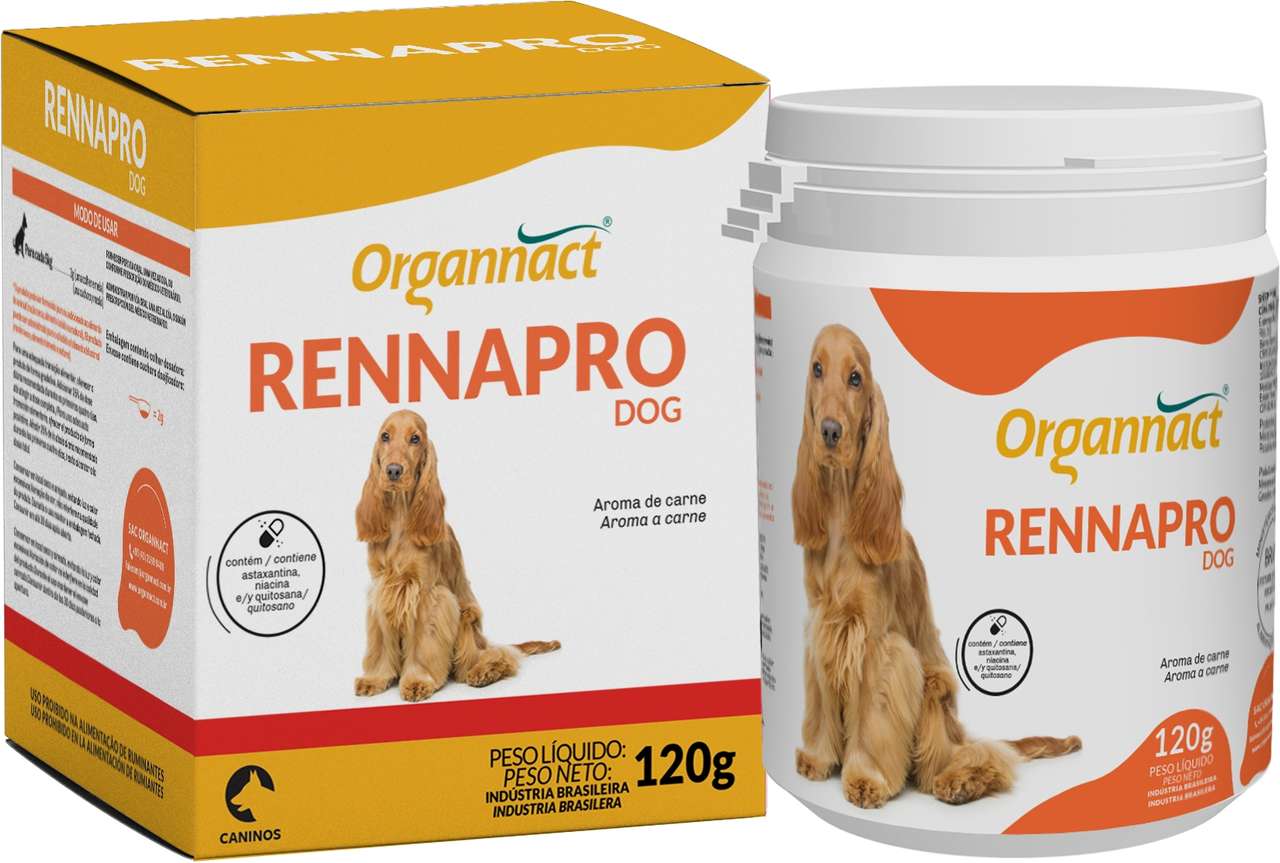 Suplemento Vitaminíco Organnact Rennapro Dog - 120 g