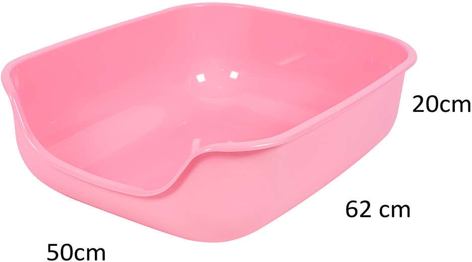 Bandeja Higiênica Pet Games Caixona de Areia Rosa - Tam. Único