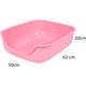 Bandeja Higiênica Pet Games Caixona de Areia Rosa