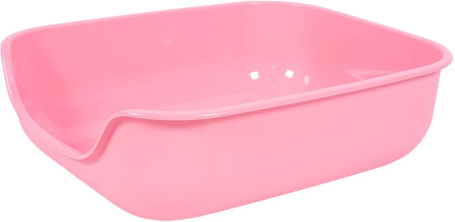 Bandeja Higiênica Pet Games Caixona de Areia Rosa - Tam. Único