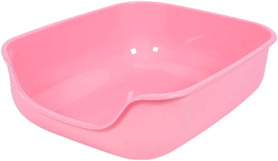 Bandeja Higiênica Pet Games Caixona de Areia Rosa - Tam. Único