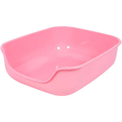 Bandeja Higiênica Pet Games Caixona de Areia Rosa