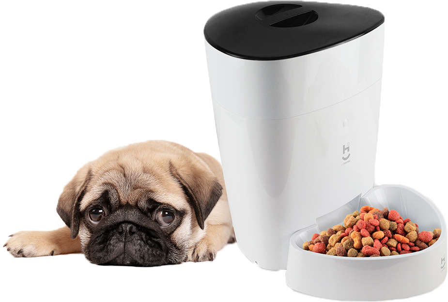 Alimentador Automático Inteligente Geonav Wi-fi para Cães Pequenos e Gatos - Tam. Único