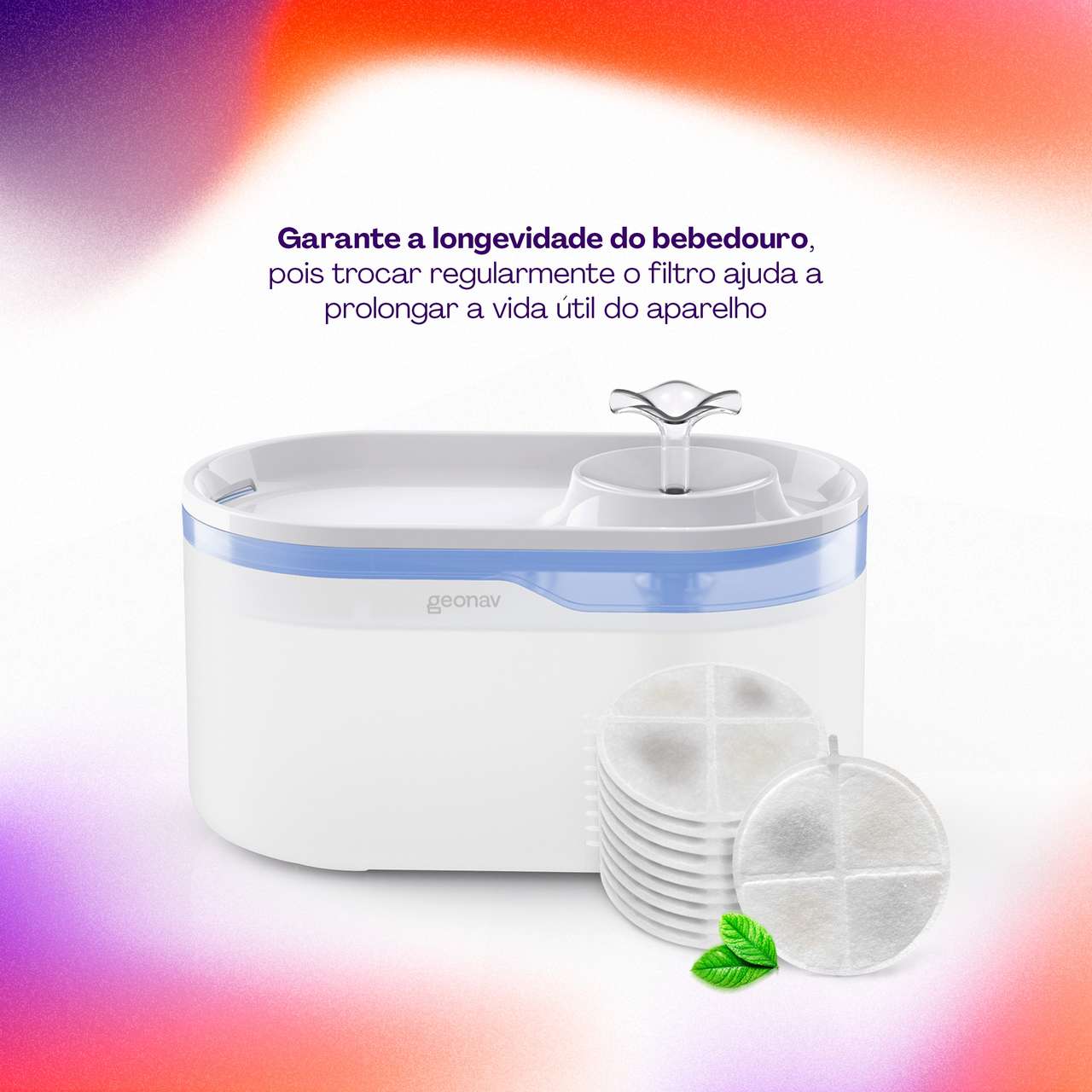 Filtro Geonav para Bebedouro Inteligente Wi-fi - Tam. Único
