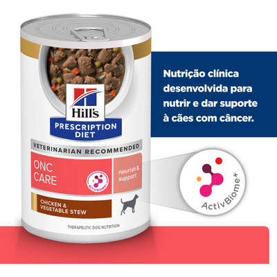 Ração Úmida Hill's Prescription Diet ONC Care Cuidado Oncológico para Cães