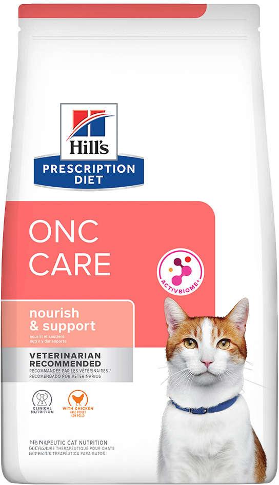 Ração Seca Hill's Prescription Diet ONC Care Cuidado Oncológico para Gatos - 3,17Kg