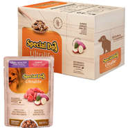 Kit Ração Úmida Special Dog Sachê Carne para Cães Raças Pequenas - 12 Unidades