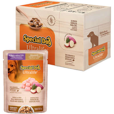 Ração Úmida Special Dog Sachê Frango para Cães Raças Pequenas