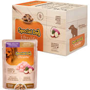 Kit Ração Úmida Special Dog Sachê Frango para Cães Raças Pequenas - 24 Unidades