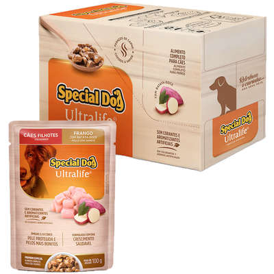 Ração Úmida Special Dog Sachê Frango para Cães Filhotes