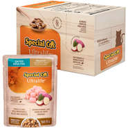 Kit Ração Úmida Special Cat Sachê Frango para Gatos Adultos - 24 Unidades