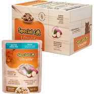 Kit Ração Úmida Special Cat Sachê Peixe para Gatos Adultos - 24 Unidades