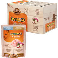 Kit Ração Úmida Special Cat Sachê Frango para Gatos Filhotes - 12 Unidades