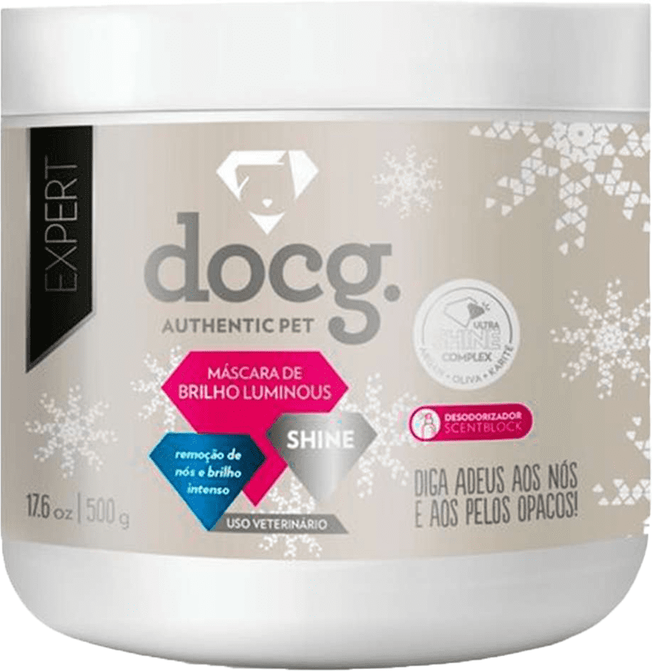 Refil Máscara docg. Brilho Luminous Shine para Cães - 500 g