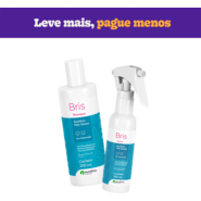 Kit Ouro Fino Pet Shampoo e Condicionador Spray Bris Equilibrío Pele Oleosa para Cães e Gatos - KIT