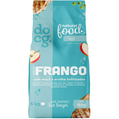 Ração Seca Doc.g Natural Food Liof Frango para Cães - 5 Kg
