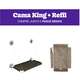 Kit Cama de Janela Gatton Catbed Suede King + Refil