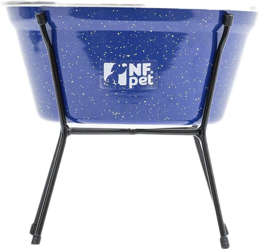Comedouro NF Pet Aramado Simples Azul - Tam. M