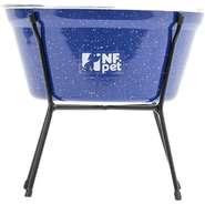 Comedouro NF Pet Aramado Simples Azul - Tam. M
