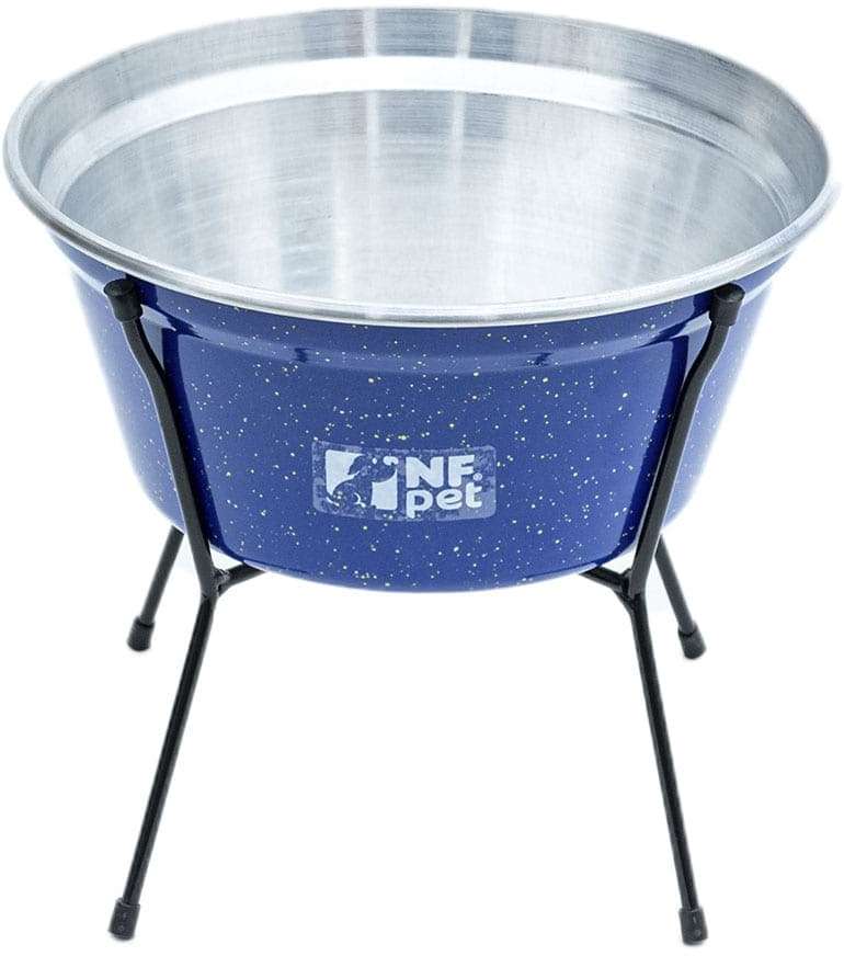 Comedouro NF Pet Aramado Simples Azul - Tam. M