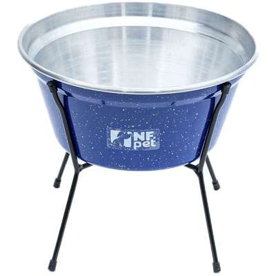 Comedouro NF Pet Aramado Simples Azul - Tam. M
