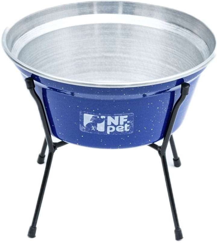Comedouro NF Pet Aramado Simples Azul - Tam. P