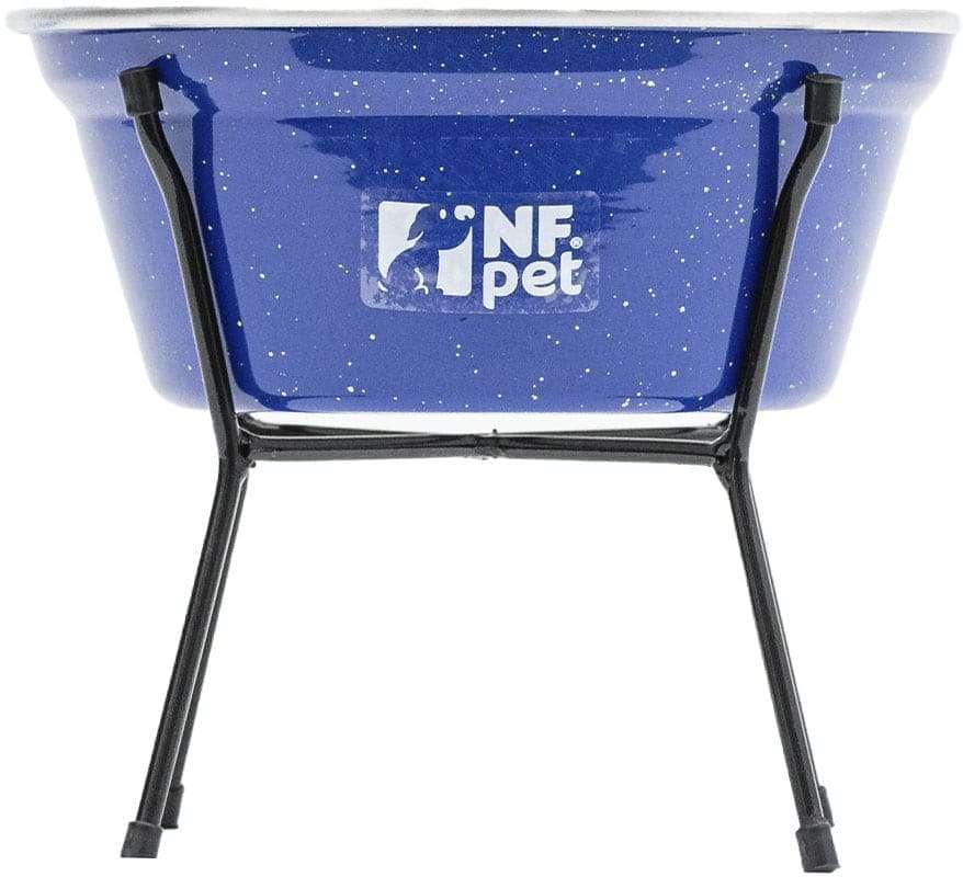 Comedouro NF Pet Aramado Simples Azul - Tam. P