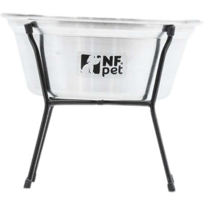 Comedouro NF Pet Aramado Simples em Alumínio - Tam. P
