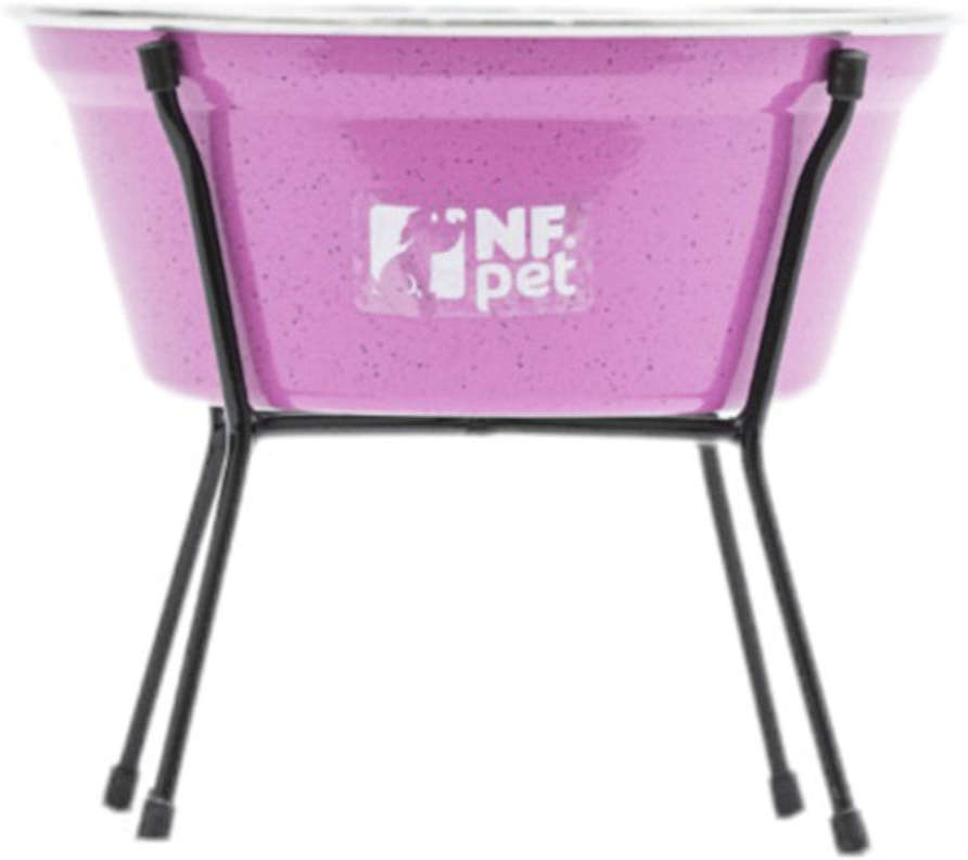 Comedouro NF Pet Aramado Simples Rosa - 2,5L