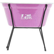 Comedouro NF Pet Aramado Simples Rosa - 600 mL