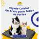 Tapete Sanitário São Benedito Pet Coletor de Areia TapeCats Amarelo para Gatos Pequeno Porte
