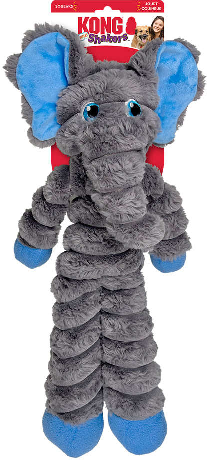 Brinquedo Pelúcia Kong Shakers Crumples Elefante Gigante - Tam. Único