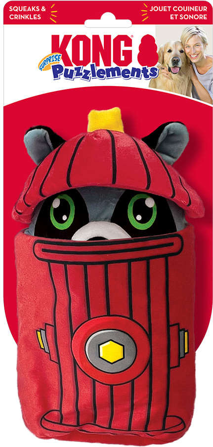 Brinquedo Mordedor Kong Puzzlements Surprise Hidrante - Tam. Único